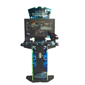 Arcade Blaster inspiré des extraterrestres Système de tir à double station Parc d'attractions intérieur Machine de jeu interactive pour enfants - Product Image 2