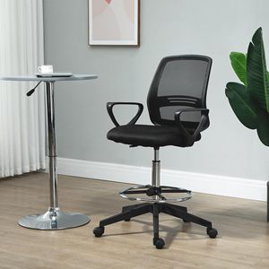 Chaise de bureau exécutive ergonomique moderne haut de gamme en maille avec support lombaire réglable et pivotante - Product Image 4