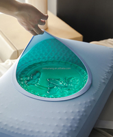 Neues Design Atmungsaktives Kontur-Gel-Memory-Foam-Kissen mit Loch für Erholsamen Schlaf