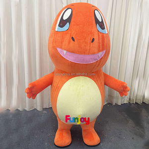 Mascottes de personnages de dessins animés populaires <span class=keywords><strong>Pikachu</strong></span> Charmander, mascottes d'animaux gonflables faites à la main pour cosplay - Product Image 4