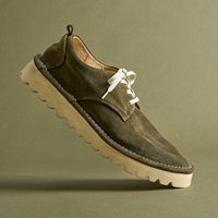Vente en gros de baskets rétro japonaises pour hommes, fabriquées à la main, semelle épaisse, respirantes, en cuir de vachette pleine fleur, chaussures de skate décontractées