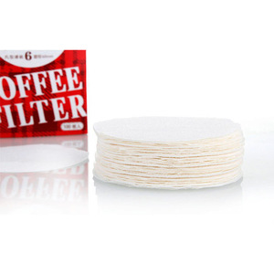 กระดาษกรองกาแฟ 6 ขนาด 100 มม. ทรงกลม สำหรับเครื่องชงกาแฟแบบหยด - Product Image 1