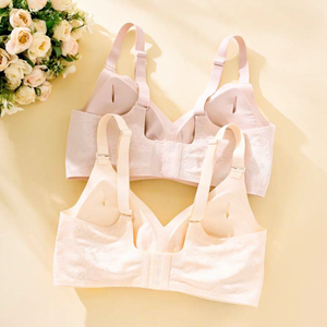 CHUANGERM OEM Nuovo Reggiseno da Donna in Stile Cinese con Jacquard Goffrato, Senza Cuciture, Sottile, con Supporto in Gel, Push-up, Taglie Grandi - Product Image 2