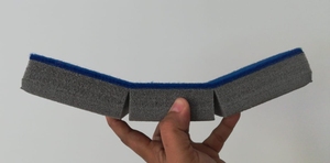Fast Delivery High Quality Carpet Bonded <b>Foam</b> <b>Rolling</b> Mat for Cheerleading 42ft*6ft 2-inch Thickness 35kg/m Density HJ-001 Flexi - Product Image 2