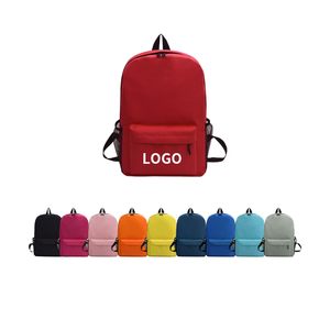Custom School Backpack Bag Outdoor Promotion Oxford Black Durable School Bag for Student