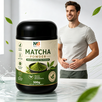 Fabricant chinois certifié GMP, mélange de matcha et de moringa, superaliment, poudre de matcha aux herbes