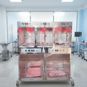 Jaula de Aislamiento Reutilizable de Acero Inoxidable 304 para Hospitales Veterinarios, Tiendas de Mascotas, Cámara de Oxígeno de Temperatura Constante para Diagnóstico - Product Image 1