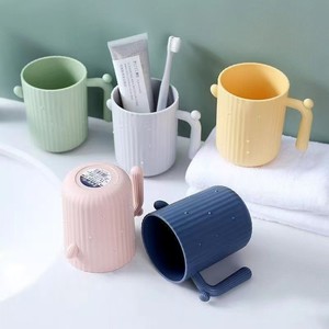 Hộ gia đình di động du lịch nước súc miệng cup <span class=keywords><strong>Set</strong></span> với nhựa hộp lưu trữ cho kem đánh răng - Product Image 2