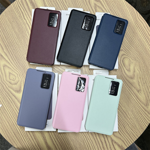 Casing Dompet Kulit PU Lipat Nirkabel Smart View Windows Resmi Original untuk Samsung S26 S25 S24 S23 Plus Ultra Edge - Product Image 2
