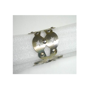 Premium fantaisie Offre Spéciale argent or accessoires porte-anneaux de serviette métal acier inoxydable élégant mariage gros Tubes anneau de serviette - Product Image 1