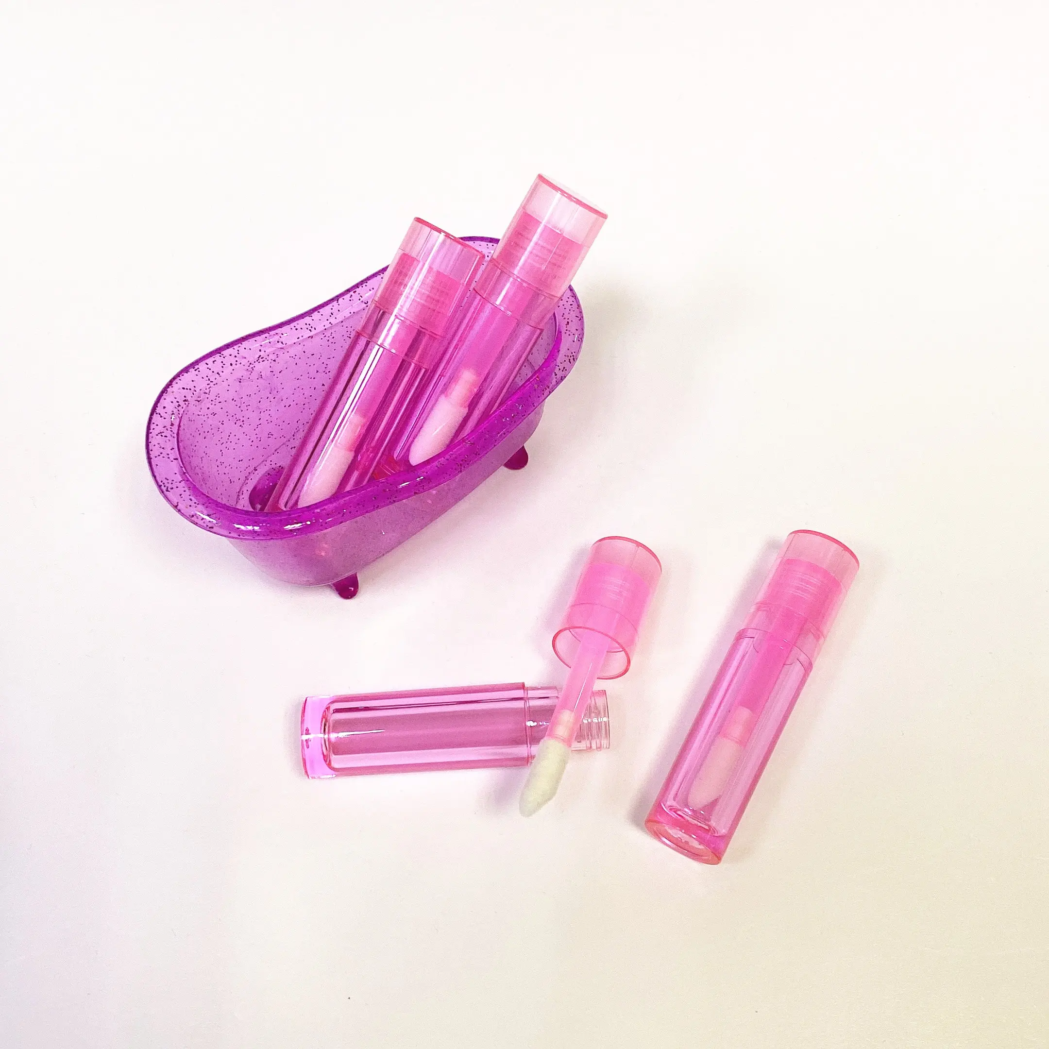 Çocuklar Kylie Jenner etiketleri dudak parlak kutular tüpleri 10ml 7ml 8ml Lipgloss tüp kalın değnek büyük aplikatör
