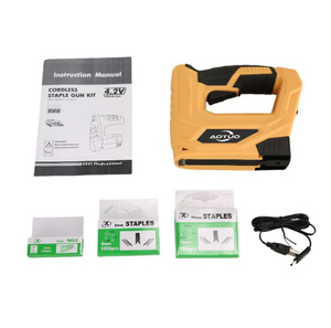 Nueva pistola de clavos portátil transfronteriza con carga USB y batería de litio para carpintería, modelo AT-ST42 - Product Image 1