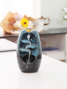 Regalo di Natale: Bruciatore d'<span class=keywords><strong>Incenso</strong></span> <span class=keywords><strong>a</strong></span> <span class=keywords><strong>Cascata</strong></span>, Fontana in Ceramica per Casa, Zen, Yoga, Spa, Regalo per Donne, Coni d'<span class=keywords><strong>Incenso</strong></span> - Product Image 6