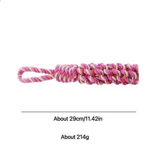 Giocattoli da Masticare per Cani in Corda di Cotone Classici e Resistenti per la Pulizia dei Denti 6cm - Product Image 6