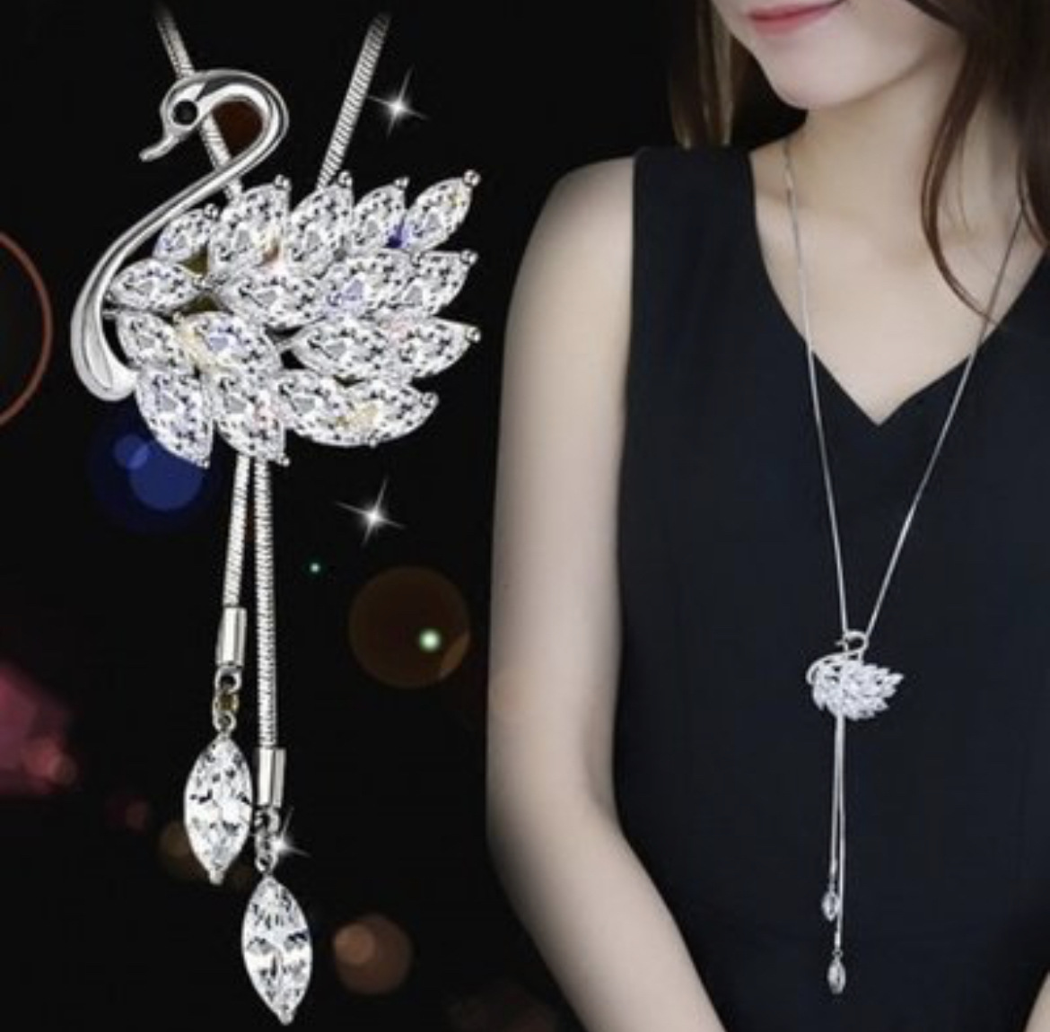 012 cygne blanc cristal