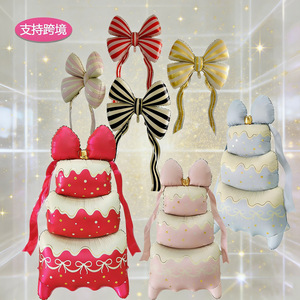 Nouvel ensemble de ballons géants en forme de nœud pour gâteau d'anniversaire, feux d'artifice, décoration de fête, baby shower, mariage - Vente chaude - Product Image 5