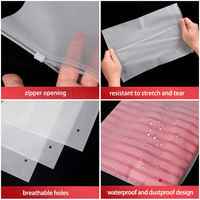 Sacs à fermeture éclair en PE biodégradable personnalisables, emballage pour sous-vêtements et vêtements, impression flexo sérigraphique, 25*35 cm, plusieurs tailles