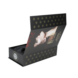 Custom Customized LOGO Embossed Luxury Premium Magnetic Gift <b>Storage</b> Folding Foldable Flip Folder Packaging Recyclable <b>Paper</b> <b>Box</b> - Product Image 2