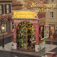 IIE CREATE US Warehouse 3D Wooden Puzzle Mini Book Nook Kit SL-37 Blossomary Atelier DIY Maison miniature pour adultes