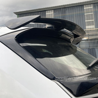 Pour 15-20 Lexus NX Spoiler Nx200 Nx300 Spoiler arrière Diffuseur de toit noir