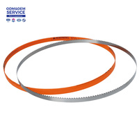 Lame de scie à os de poisson industrielle HSS de haute qualité scie à ruban pour aliments durs de boucher pour viande et os finition blanche OEM personnalisable
