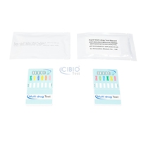 Clia hızlı teşhis testi için CE sertifikaları Waived 12 in 1 AMP BZO COC paspas OPI BAR BUP THC İdrar çoklu Panel Dipcards