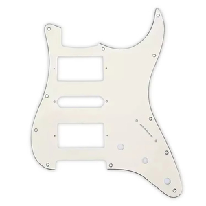Pickguard pour guitare électrique HSH <span class=keywords><strong>ST</strong></span> blanc vieilli 3 plis en vente en gros pour pièces de guitare - Product Image 4
