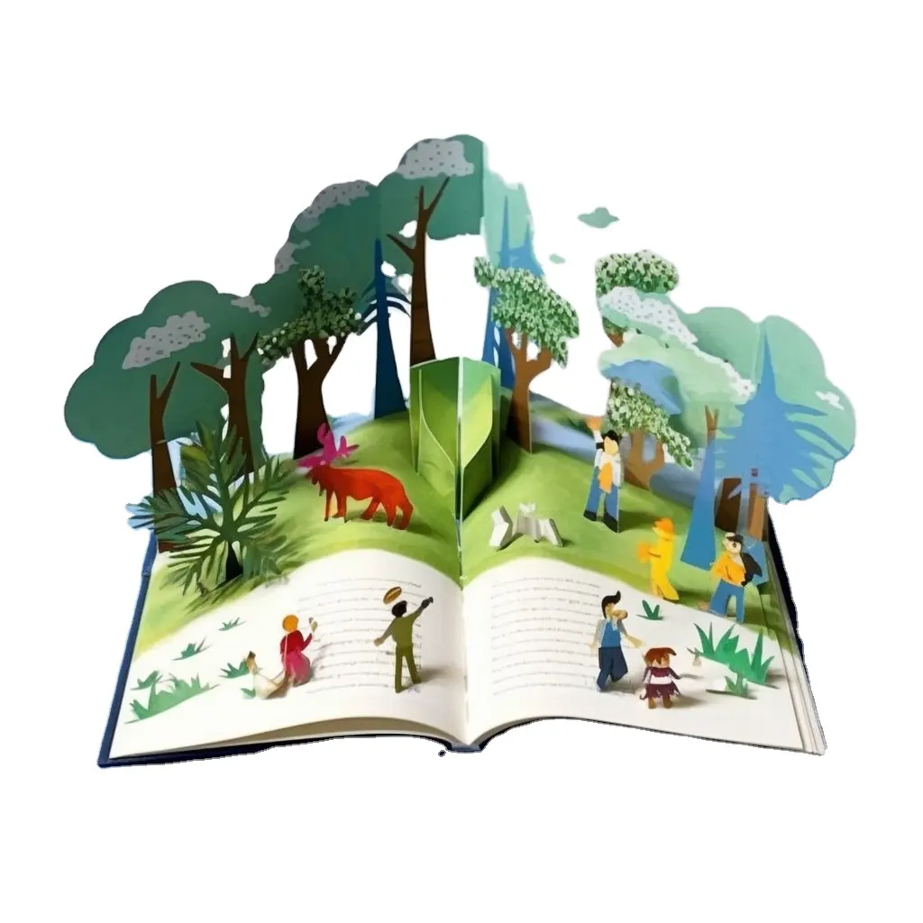 Про замороженную 3d всплывающую книгу классический театр детская книжка с картинками