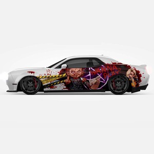 Vinilo Decorativo para Autos con Diseño de Terror <span class=keywords><strong>Chucky</strong></span> 03, Vinilo para Rotulación de Autos, Vinilo Fundido, Tamaño Universal, Vinilo para Autos, Calcomanía para Autos, Diseño de Vinilo para Autos - Product Image 3