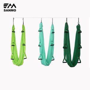 ชุดโยคะแบบหมุนได้อุปกรณ์เสริมเปลญวณต้านแรงโน้มถ่วงแขวนเพดานเปลญวณโยคะแบบปรับแต่งได้ - Product Image 6