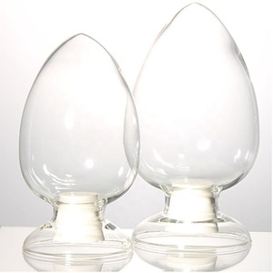 Bottiglia Conica in Vetro per Semi, Vetreria da Laboratorio, Bottiglia a Forma di Pera per <span class=keywords><strong>Esposizione</strong></span> Campioni con Tappo in Gomma - Product Image 5