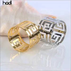 Other Hotel Wholesale Banquet Decorating Supplier Table Napkin Rings Stainless Steel Luxury Gold Napkin Rings For Weddings