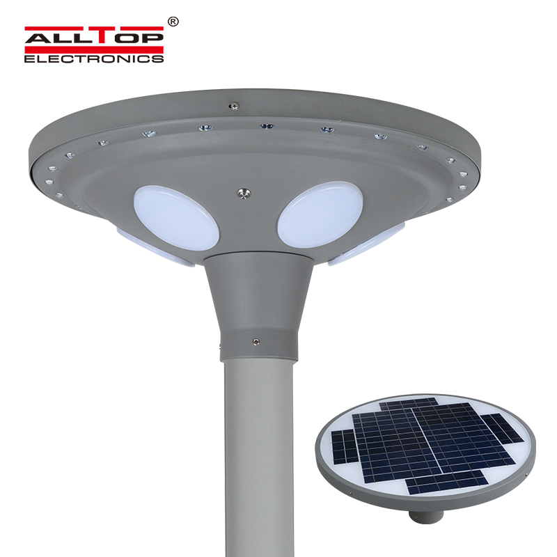 ALLTOP Cold White Time Control Outdoor Ip65 Waterproof Raod Lighting 30w 60w Solar Led Garden Light