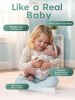 20 Zoll Lebensechte Reborn-Babypuppe aus Weichem Vinyl Realistische Neugeborenen-Puppe Spielzeug für Kinder Geschenk Großhandel Individuell Anpassbar