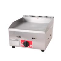 Wajan Panggang Teppanyaki Gas Stainless Steel Komersial, Meja Panggang untuk Pancake, Hamburger, Mudah Dibersihkan