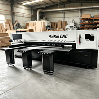 Sierra de Panel Electrónica con Servomotor, Equipo de Sierra de Viga de Posicionamiento Automático, Máquina de Corte de Paneles de Madera Maciza y Tablero de Partículas para Trabajos de Carpintería
