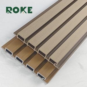 Revêtement mural <span class=keywords><strong>extérieur</strong></span> en composite bois-plastique ROKE, imperméable, panneau rainuré WPC, panneau mural décoratif <span class=keywords><strong>extérieur</strong></span> - Product Image 5