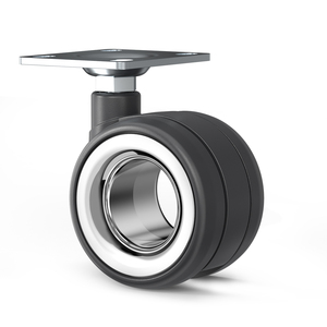Exquisite <span class=keywords><strong>3</strong></span>-Zoll-Polyurethan-Bürostuhlrollen Haushalts möbel Hohl bremse Hohl rollen ohne Rollen - Product Image 3