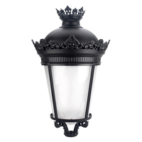 Palatio avec diffuseur translucide, éclairage de jardin classique, lampe de rue, éclairage public, éclairage de parking, lumière urbaine