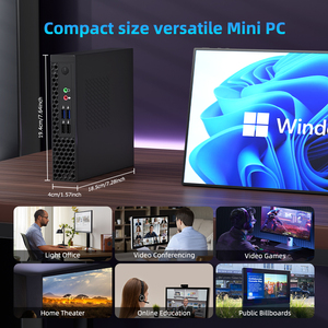 Мини-компьютер 12-го поколения I5-12450H 13500H DDR5 NVME 4K RS232 встроенный настольный промышленный мини-ПК - Product Image 4