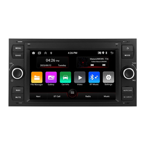Lettore DVD per Auto MEKEDE da 7 Pollici Android Autoradio Navigatore Nero Argento per <span class=keywords><strong>Ford</strong></span> <span class=keywords><strong>Focus</strong></span> 2 S C <span class=keywords><strong>Max</strong></span> Kuga Fiesta Fusion 2004-2007 - Product Image 1