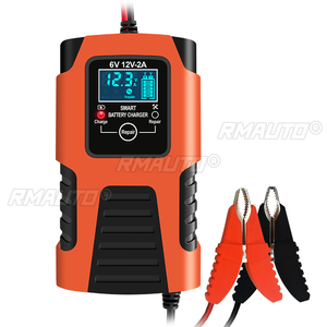 Cargador de Batería de Coche Inteligente Totalmente Automático con Pantalla LCD para Aplicaciones de Baterías de Plomo-Ácido de 6V/12V 2AH-20AH - Product Image 1