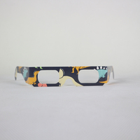 Populaire Papier Carton Coeur Diffraction Lunettes Coeur Lunettes Parti Lunettes Montre Coeur