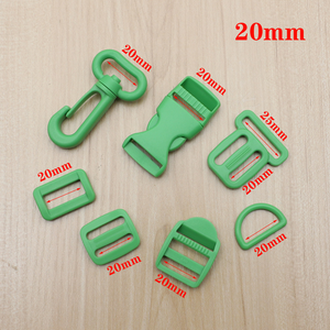 Hebilla de Liberación lateral de plástico coloreado de <span class=keywords><strong>20mm</strong></span> usada para correa de perro - Product Image 4