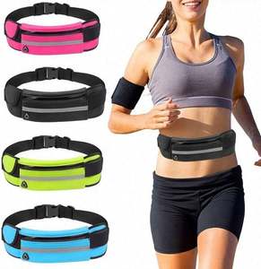 Ceinture de sport extensible avec poches pour hommes et femmes, idéale pour la course à pied, la randonnée et les activités de plein air - Product Image 2