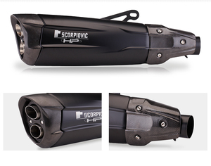 Pot d'échappement inférieur de moto en acier inoxydable modifié pour la performance, silencieux 51 mm avec <span class=keywords><strong>DB</strong></span> <span class=keywords><strong>Killer</strong></span> pour Kawasaki <span class=keywords><strong>Z900</strong></span> Z400 Yamaha R3 - Product Image 4