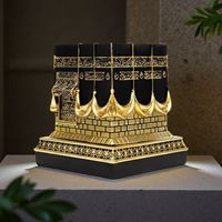 Modèle de la Kaaba de la Mecque, la Maison Noire, ornement de salon, artisanat en résine, souvenir touristique saoudien, marque ANYWAY, modèle TR251226