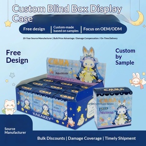 Custom Bling <b>Box</b> Lottery <b>Gift</b> Packaging <b>White</b> Cardboard Toy Display Case with Tear Strip - Product Image 4