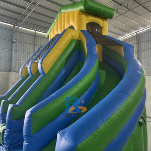Khu vui chơi nước ngoài trời thương mại, máng trượt nước bơm hơi lớn có hồ bơi, lâu đài phao nhảy cho trẻ em, nhà phao lớn - Product Image 5