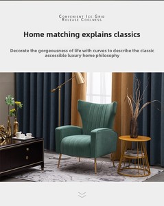 Chaise de canapé à dossier haut nordique simple faite à la main IB611 Durable très Offre Spéciale pour l'appartement à la maison exporté dans plus de 50 pays - Product Image 3